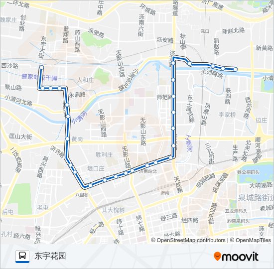 12路 bus Line Map