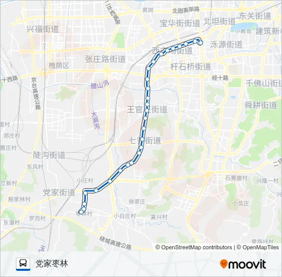 21路 Bus Line Map