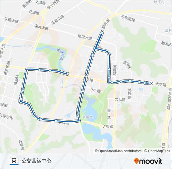 公交24路的线路图