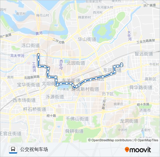 公交30路的线路图