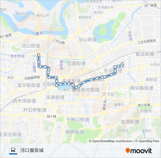 公交30路的线路图