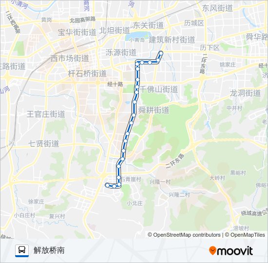 公交39路的线路图