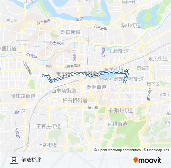 日照45路公交车路线图图片