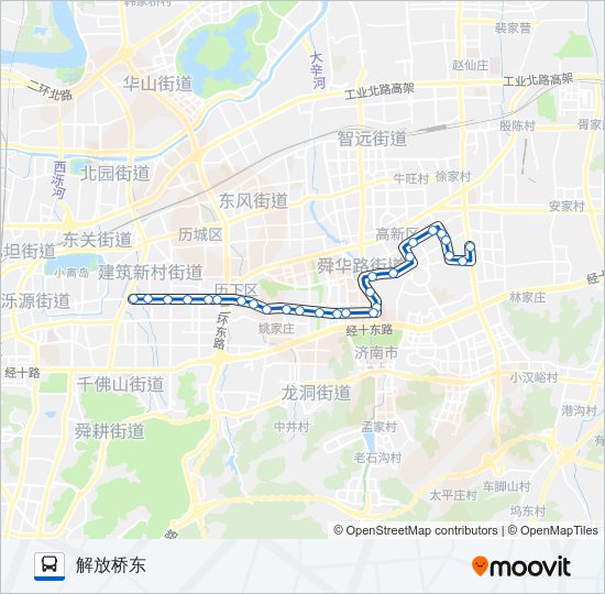 公交63路的线路图