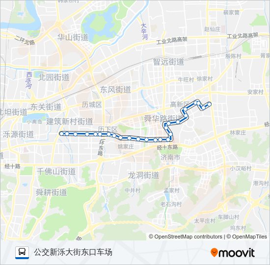 公交63路的线路图