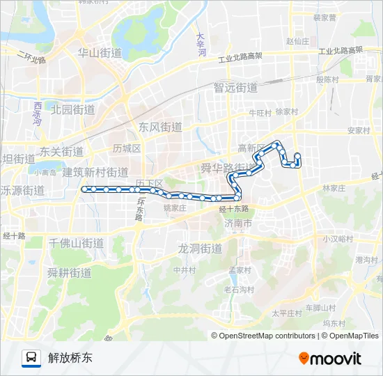 63路 Bus Line Map