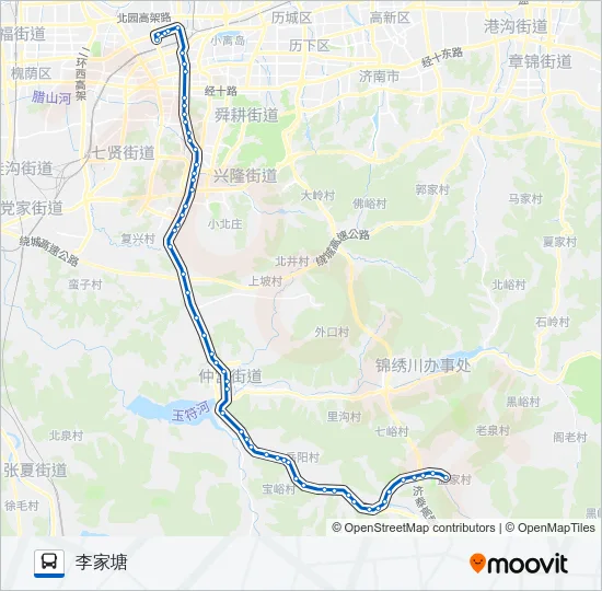 67路 Bus Line Map