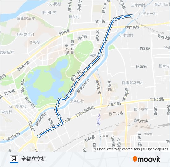 71路 bus Line Map