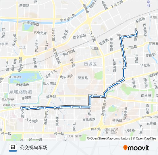 80路 bus Line Map