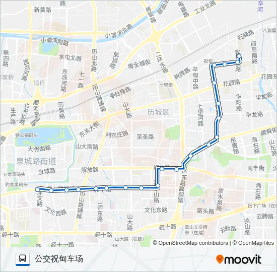 80路 Bus Line Map