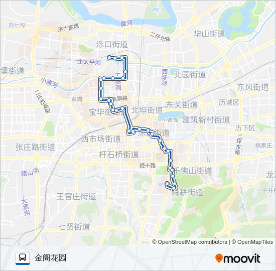 公交85路的线路图