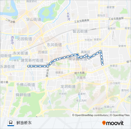 公交87路的线路图