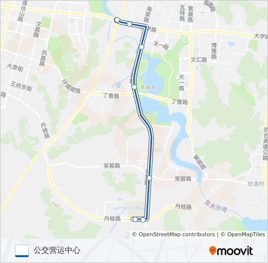 134路 bus Line Map