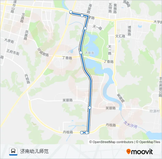 134路 Bus Line Map
