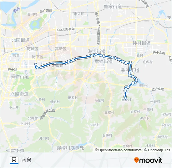 305路 Bus Line Map