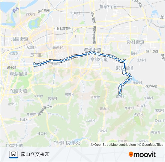 305路 bus Line Map