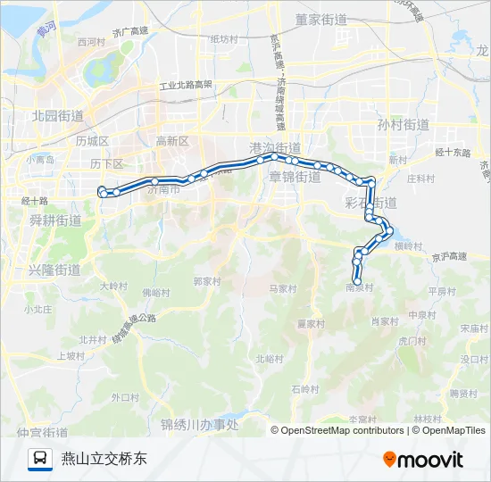 305路 Bus Line Map