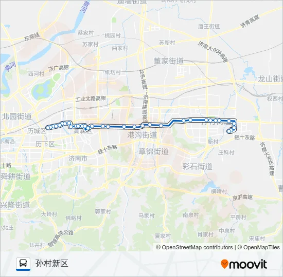 308路 Bus Line Map