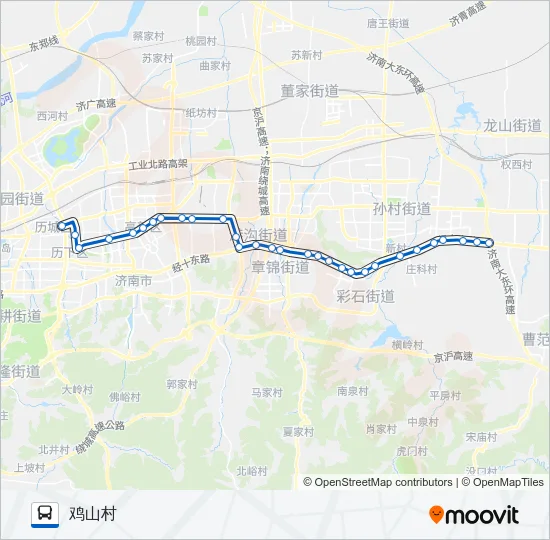 311路 Bus Line Map