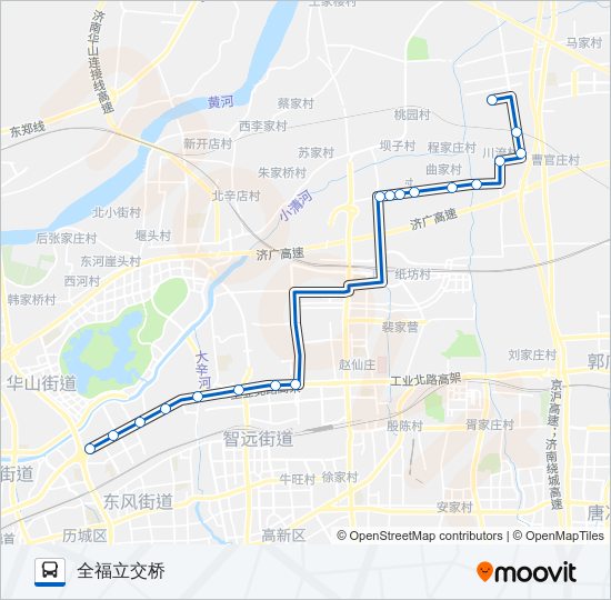 公交315路的线路图