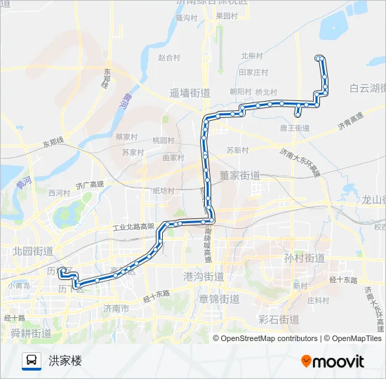 318路 Bus Line Map