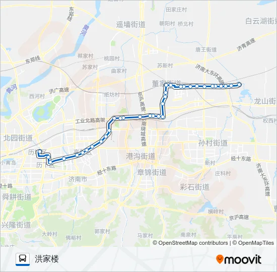 322路 Bus Line Map