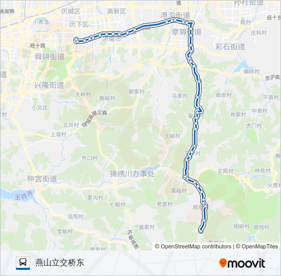 公交325路的线路图