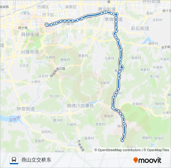325路 Bus Line Map