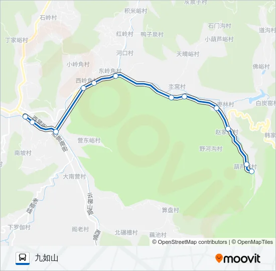 329路 Bus Line Map