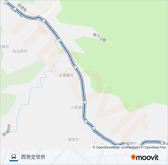 公交331路的线路图