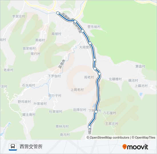 332路 bus Line Map