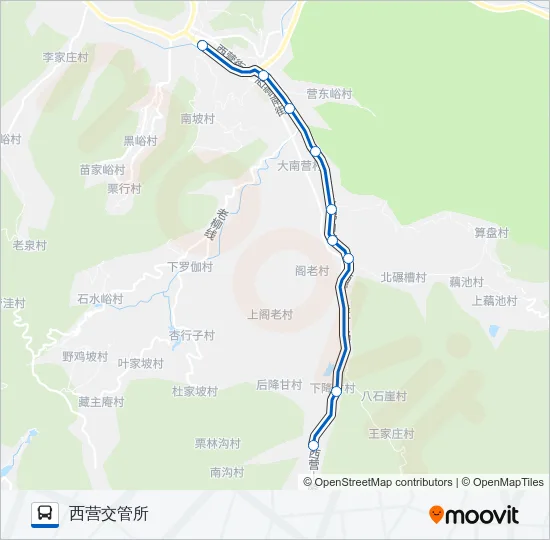332路 Bus Line Map