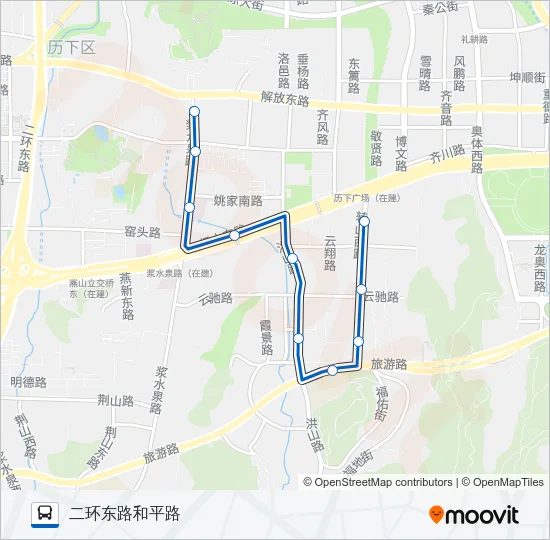 504路 Bus Line Map