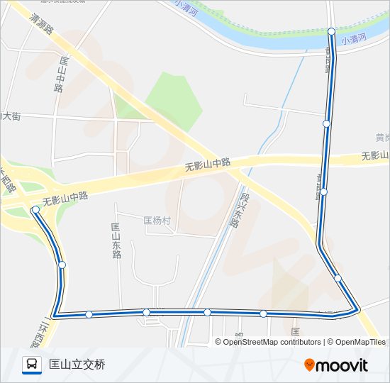 505路 bus Line Map