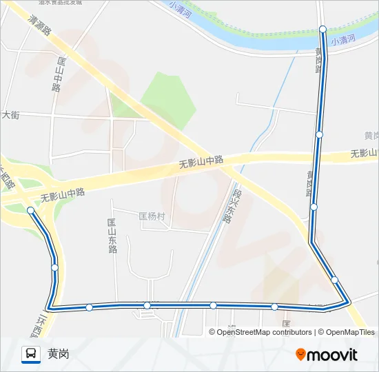 505路 Bus Line Map