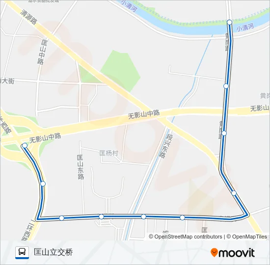 505路 Bus Line Map