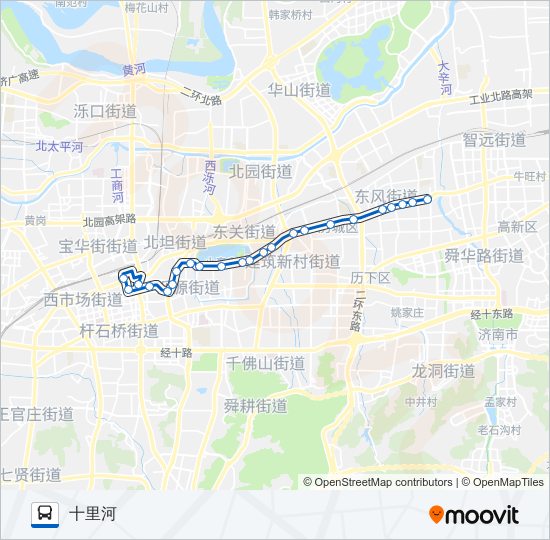 K11路 bus Line Map