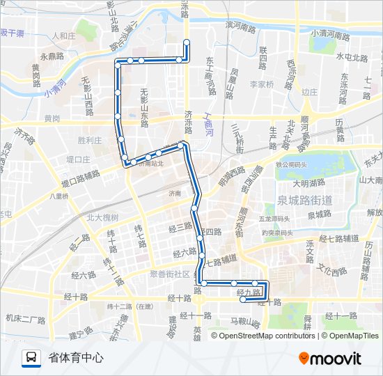 公交K15路的线路图