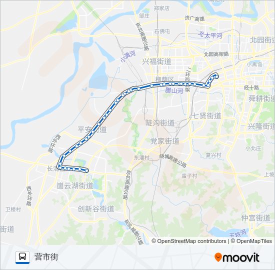 K20路 bus Line Map