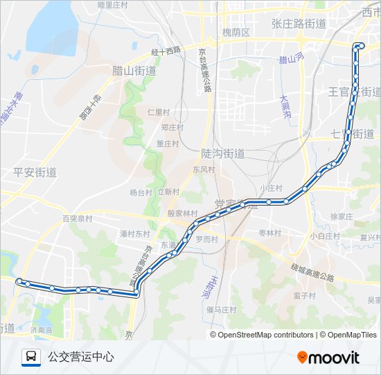 K22路 bus Line Map