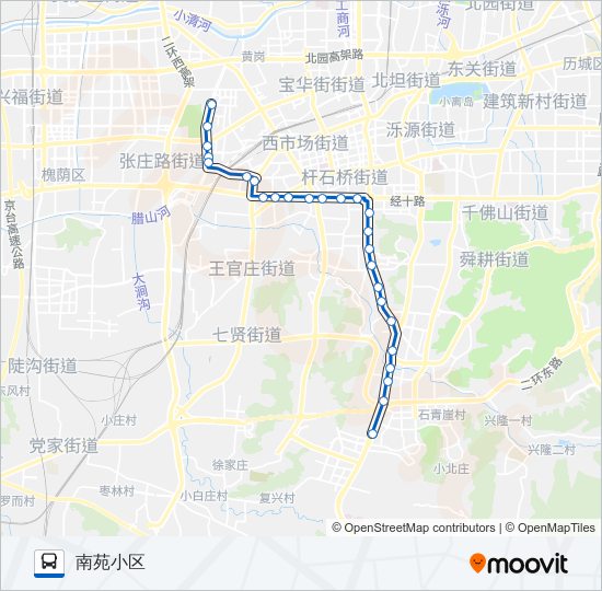 公交K27路的线路图