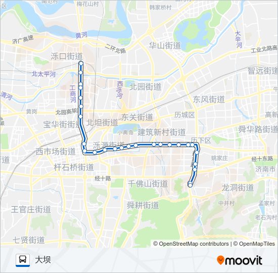 K50路 bus Line Map