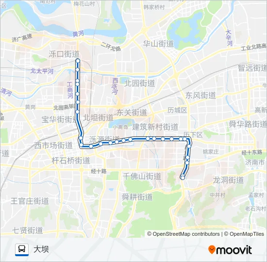 K50路 Bus Line Map