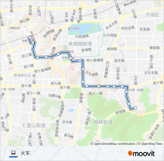 K51路 bus Line Map