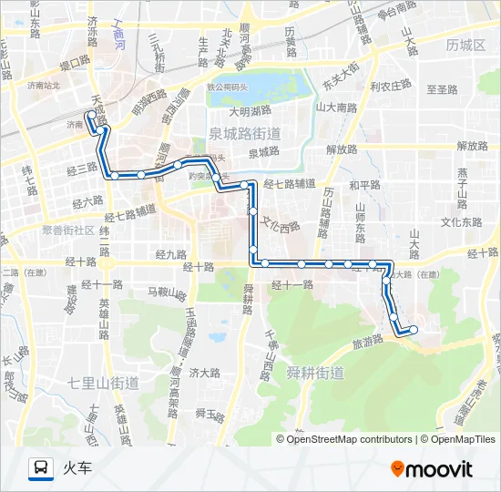 K51路 Bus Line Map
