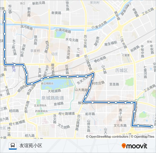 K53路 bus Line Map
