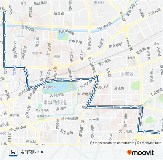 K53路 Bus Line Map