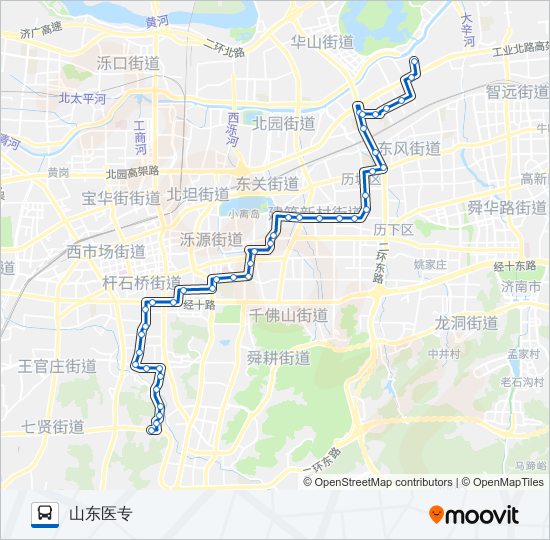 K55路 bus Line Map