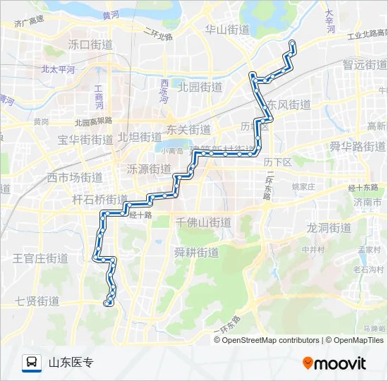 K55路 Bus Line Map