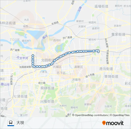 K57路 Bus Line Map